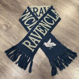 Universal Studios Scarf Unisex OS Navy Ravenclaw Harry Potter Reversible Knit